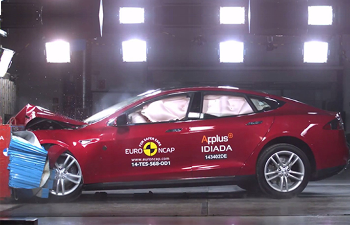 Tesla Model S Euro NCAP Testing