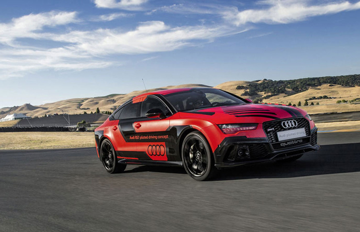 Audi Tests Driverless RS7 on Track