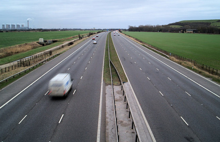 middle lane hoggers at motorway