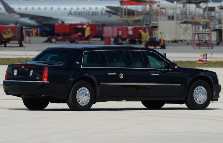 The official car of the President of the United StatesThe official car of the President of the United States